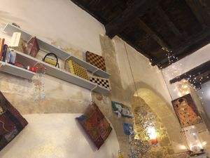 Inside the restaurant at Zenzero in Siracusa
