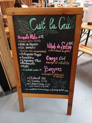 Menu at Cuit Lu Cru in Colmar