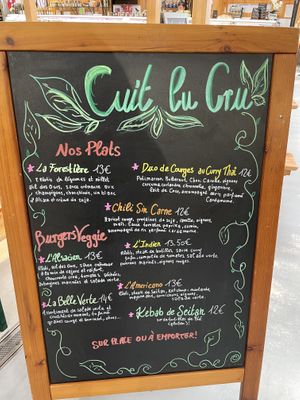 Daily menu  at Cuit Lu Cru in Colmar