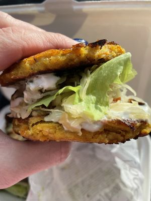 L’Alsacien burger  at Cuit Lu Cru in Colmar