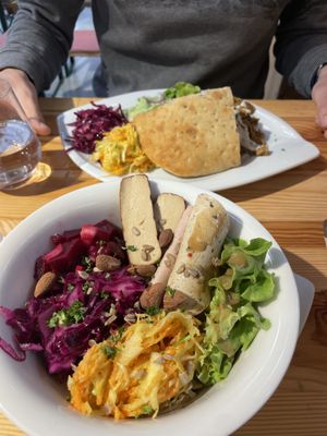 Vegan Kebap and Bowl  at Cuit Lu Cru in Colmar
