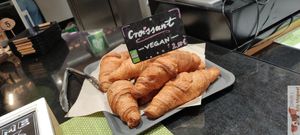 Vegan croissants at Cuit Lu Cru in Colmar