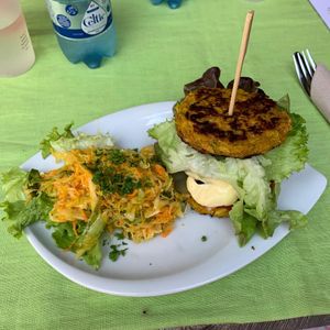 Burger Americano (13,50€) at Cuit Lu Cru in Colmar