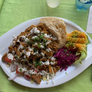 Kebab de seitan (13,50€) at Cuit Lu Cru in Colmar