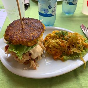Burger alsacien (13,50€) at Cuit Lu Cru in Colmar