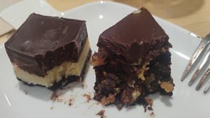 Jacone (excelent) and brownie at Cuit Lu Cru in Colmar