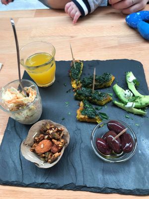 Assiette de tapas  at Cuit Lu Cru in Colmar