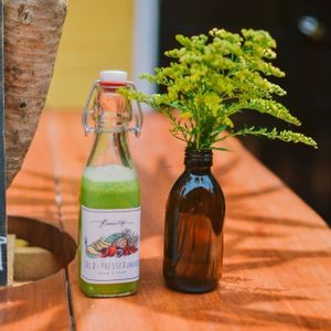 Cold pressed juice at Rosie's Cafe in Hoi An