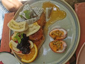 French toast at Rosie's Cafe in Hoi An