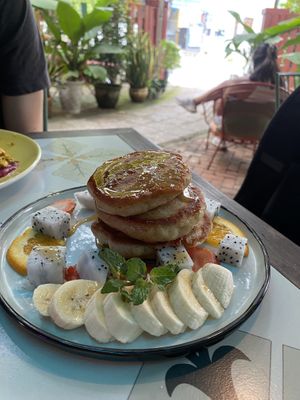 Vegan pancakes 🥞   at Rosie's Cafe in Hoi An