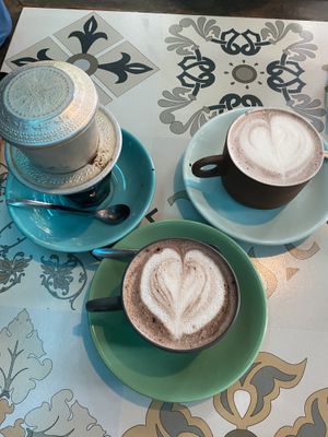 Hot Chocolate with Soy milk   at Rosie's Cafe in Hoi An
