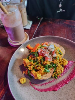 Scrambled Tofu #Veganuary at Rosie's Cafe in Hoi An