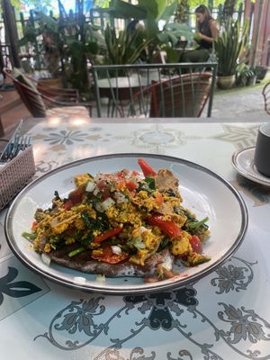 Tofu scramble  at Rosie's Cafe in Hoi An