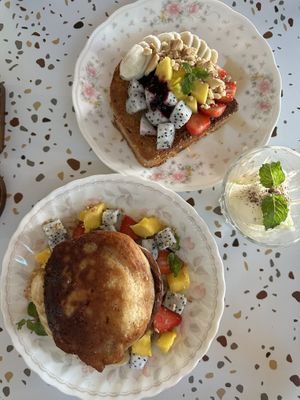 vegan Pancakes & French Toast   at Rosie's Cafe in Hoi An