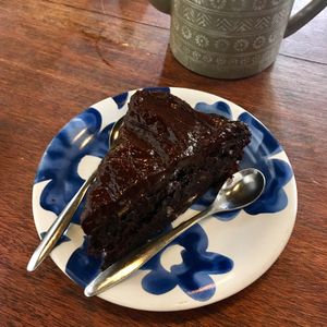 Vegan chocolate cake! at Rosie's Cafe in Hoi An