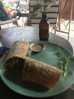 Vege wrap- SO GOOD at Rosie's Cafe in Hoi An