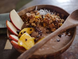 Smoothie bowl at Rosie's Cafe in Hoi An