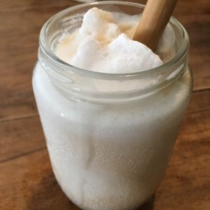 Coconut Coffee (needed to ask them to make it vegan)  at Rosie's Cafe in Hoi An