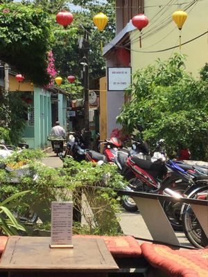 Down lane  at Rosie's Cafe in Hoi An