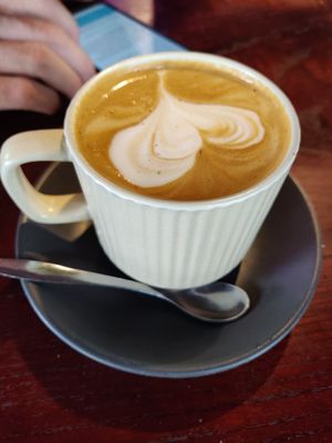 Soy latte at Rosie's Cafe in Hoi An