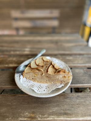 Vegan apple cake/tart at Rosie's Cafe in Hoi An