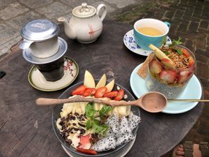 Breakfast  at Rosie's Cafe in Hoi An
