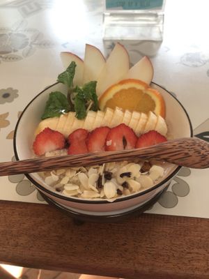 Porridge- nice and filling  at Rosie's Cafe in Hoi An