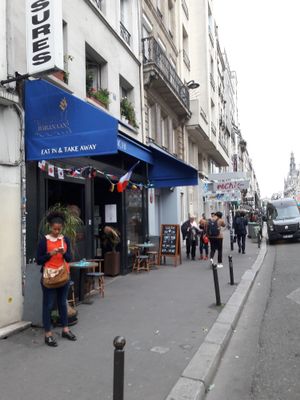 Outside at Elaichi Street Food in Paris