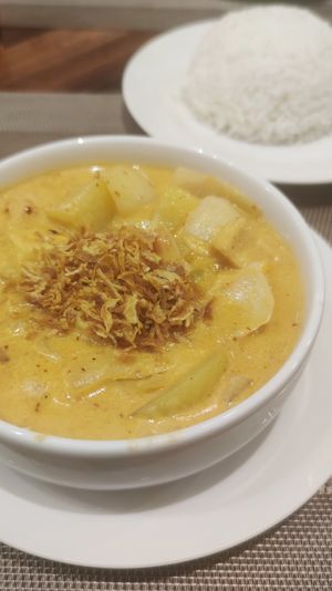 Massaman curry (spicy!) at EuroThai Restaurant  in Phuket