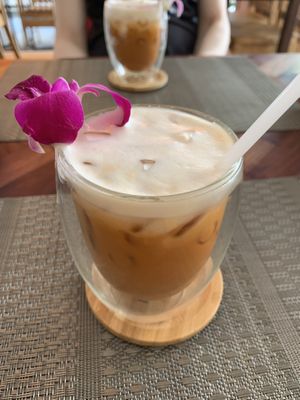Thai "milk" tea  at EuroThai Restaurant  in Phuket