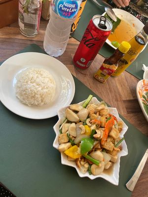 Tofu with cashews   at EuroThai Restaurant  in Phuket