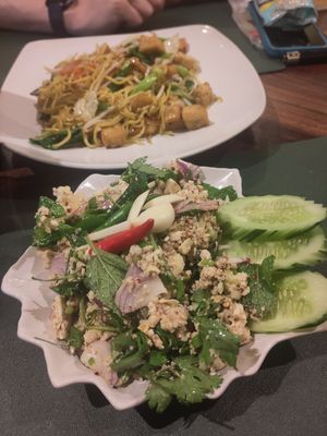 LAAB with tofu at EuroThai Restaurant  in Phuket