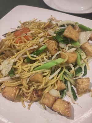 Yellow nuddel without egg at EuroThai Restaurant  in Phuket