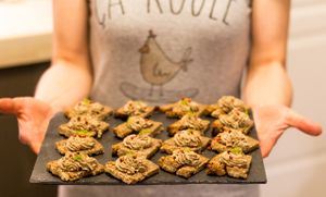 Apéritif to die for at Chez Caro et Seb in Saint-franc