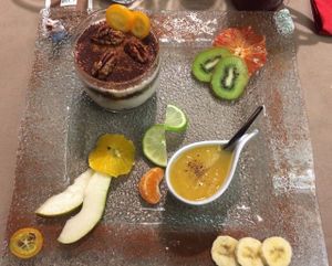 Tiramisu aux noix de pécan caramélisées  at Chez Caro et Seb in Saint-franc