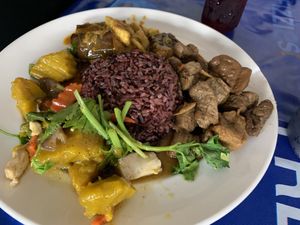 Buffet food  at Vegetarian House  in Phuket