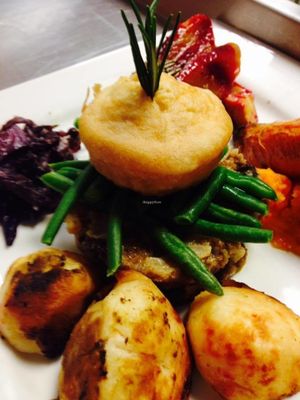 Roast Dinner  Vegan, Organic and Gluten Free at PURE Cuisine in Bournemouth