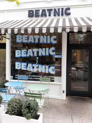 Store front - cute right? at Beatnic - Flatiron in New York City