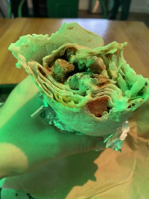 Doner kebab at What The Pitta in London