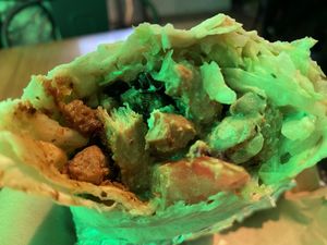 Doner kebab at What The Pitta in London