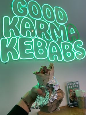 Their sign   at What The Pitta in London