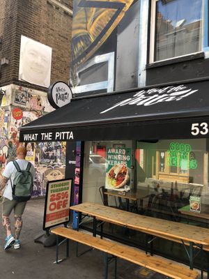   at What The Pitta in London