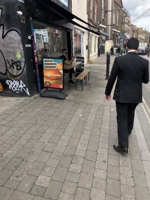 Store front  at What The Pitta in London