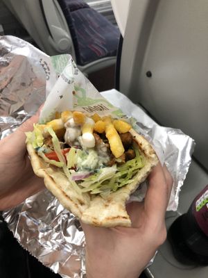 Doner gyros  at What The Pitta in London