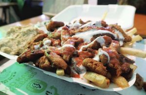 Doner chipbox   at What The Pitta in London