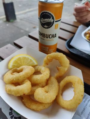 Calamari at What The Pitta in London