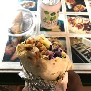 Everyone has to try one of these!! So flavoursome at What The Pitta in London