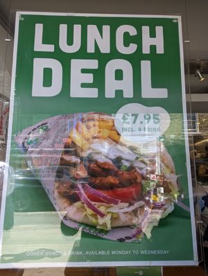 Angebot at What The Pitta in London