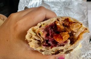 Inside the döner at What The Pitta in London