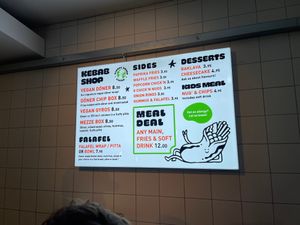 Menu  at What The Pitta in London
